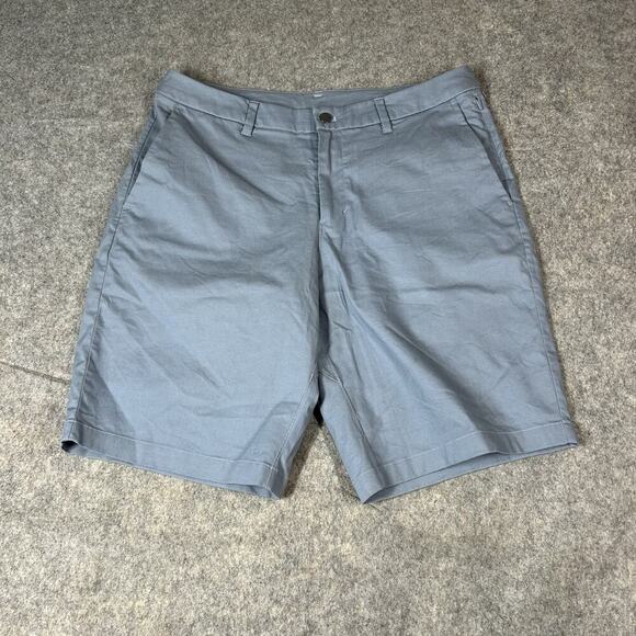 Lululemon Commission Classic Fit 9 Golf Chino Short Men's 36 Light Blue Preppy - Picture 1 of 10